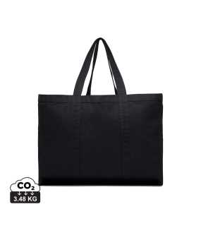 Maxi tote bag VINGA Hilo z recykl. canvas AWARE™ > čierna