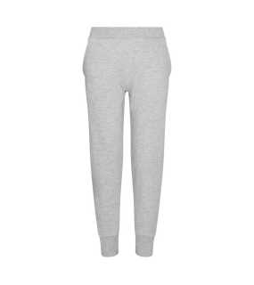 Detské tepláky (Just Hoods KIDS TAPERED TRACK PANTS) > šedá (heather) > 3/4