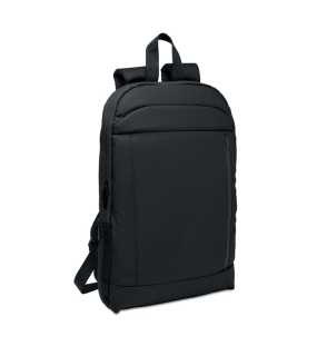 Rozšíriteľný batoh zo 600D RPET > čierna