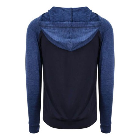 Pánska mikina (Just Cool MEN'S COOL CONTRAST ZOODIE)>modrá (navy)/modrá (navy melange)>2XL