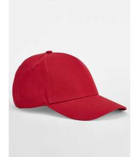 5 panelová unisex šiltovka(BF EarthAware Cotton 5 Panel Cap)>čerená(classic)