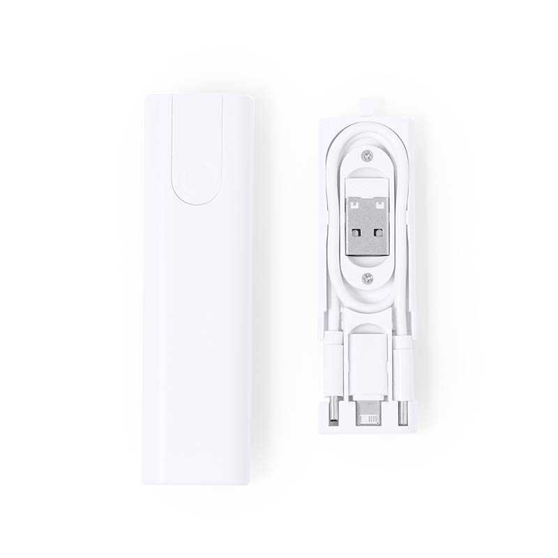 Sada USB nabíjacích káblov > biela