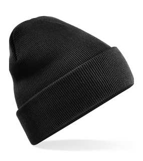 Unisex čiapka (Beechfield Recycled Original Cuffed Beanie) > čierna