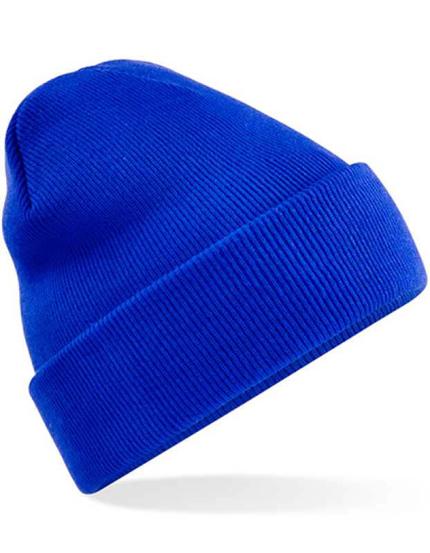 Unisex čiapka (Beechfield Recycled Original Cuffed Beanie) > modrá (bright royal)