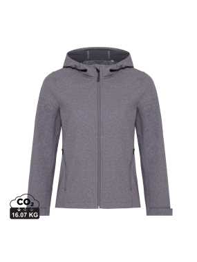 Dámska soft shell bunda Iqoniq Makalu > šedá (vulcano heather) > M