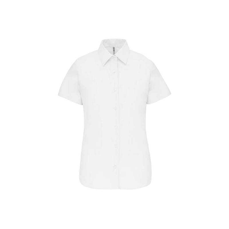Dámska košeľa (KARIBAN LADIES SHORT SLEEVE SHIRT) > biela > XS