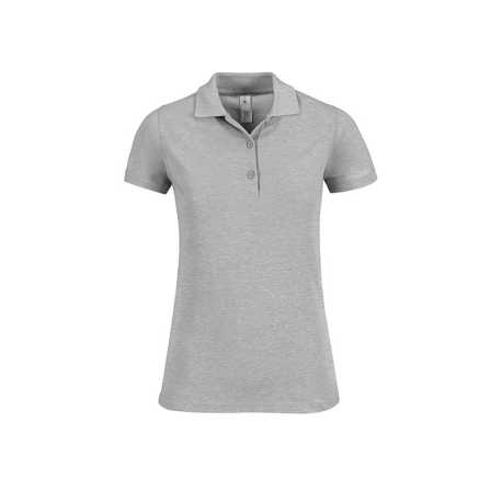 Dámska polokošeľa(B&C SAFRAN TIMELESS /WOMEN) > šedá(heather) > XS