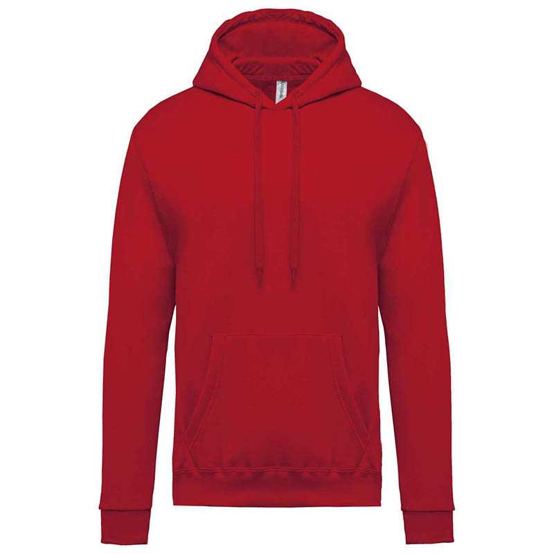 Pánska mikina(KARIBAN MEN’S HOODIE ) > červená (cherry) > 2XL