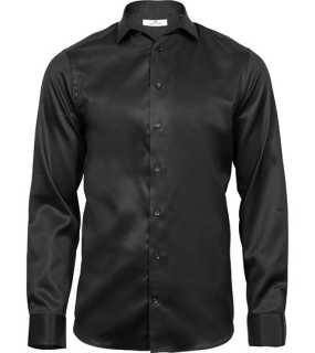 Unisex košela (Tee Jays Luxury Shirt Slim Fit) > čierna > XL