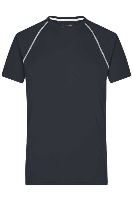 Pánske tričko(JN Mens Sport T-Shirt) > čierna / biela > S