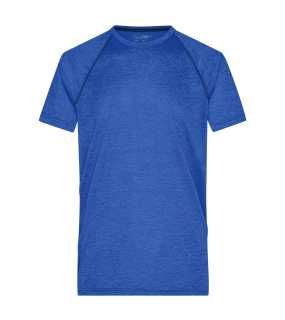 Pánske tričko(JN Mens Sport T-Shirt) > modrá (melange) / modrá (navy) > M