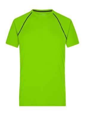 Pánske tričko(JN Mens Sport T-Shirt) > zelená (bright) / čierna > 2XL