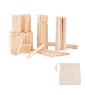 Vonkajšia hra na hádzanie z borovicového dreva > drevo