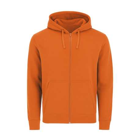 Unisex mikina > oranžová / modrá > XS