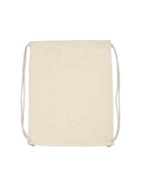Ruksak (KIMOOD ORGANIC COTTON BACKPACK WITH DRAWSTRING CARRY HANDLES) > prírodná