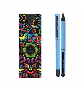 Súprava rollera a guľôčkového pera "PIERRE CARDIN" > modrá (light)