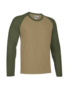 Unisex tričko (BREAK) > hnedá (kamel) / zelená (military) > S