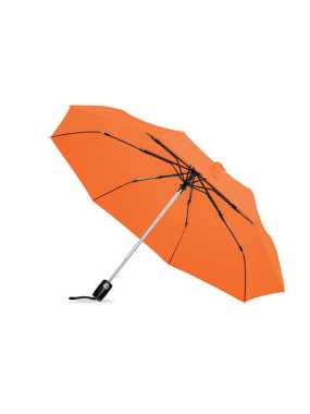 Skladací automatický vetruodolný dáždnik > oranžová