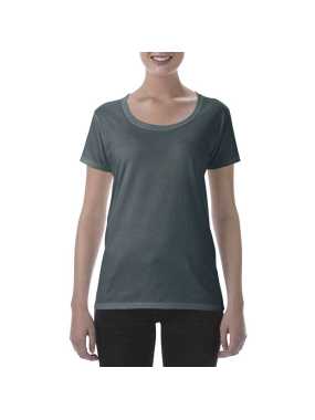 Dámske tričko(GILDAN SOFTSTYLE LADIES DEEP SCOOP TSHIRT) > šedá (dark heather) > XL