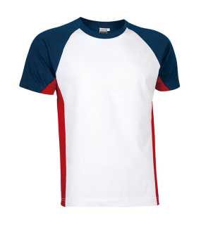 Pánske tričko (VULCAN) > biela/červená(lotto)/modrá(orion navy) > L