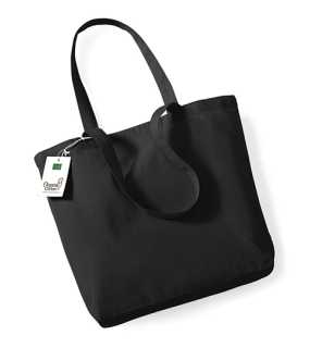 Nákupná taška z bavlny (WM Organic Cotton Shopper) > čierna
