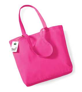 Nákupná taška z bavlny (WM Organic Cotton Shopper) > ružová (fuchsia)
