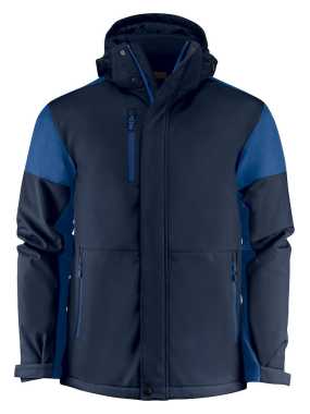 Pánska bunda (PRINTER PRIME PADDED SOFTSHELL) > modrá (navy) / modrá (cobalt) > L