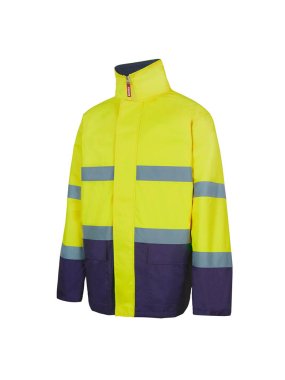 Pánska bunda (VELILLA HV TWO-TONE PARKA) > modrá (marine) / žltá (hi-vis) > 3XL