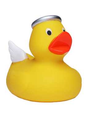Kačička do vane (MBW Squeaky duck angel) > žltá / oranžová