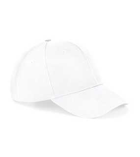 6 panelová-unisex šiltovka (Beechfield Ultimate 6 Panel Cap) > biela