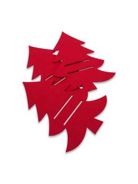 Taštička na príbory z plsti  > červená