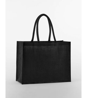 Nákupná taška (WM Natural Starched Jute Classic Shopper) > čierna / čierna
