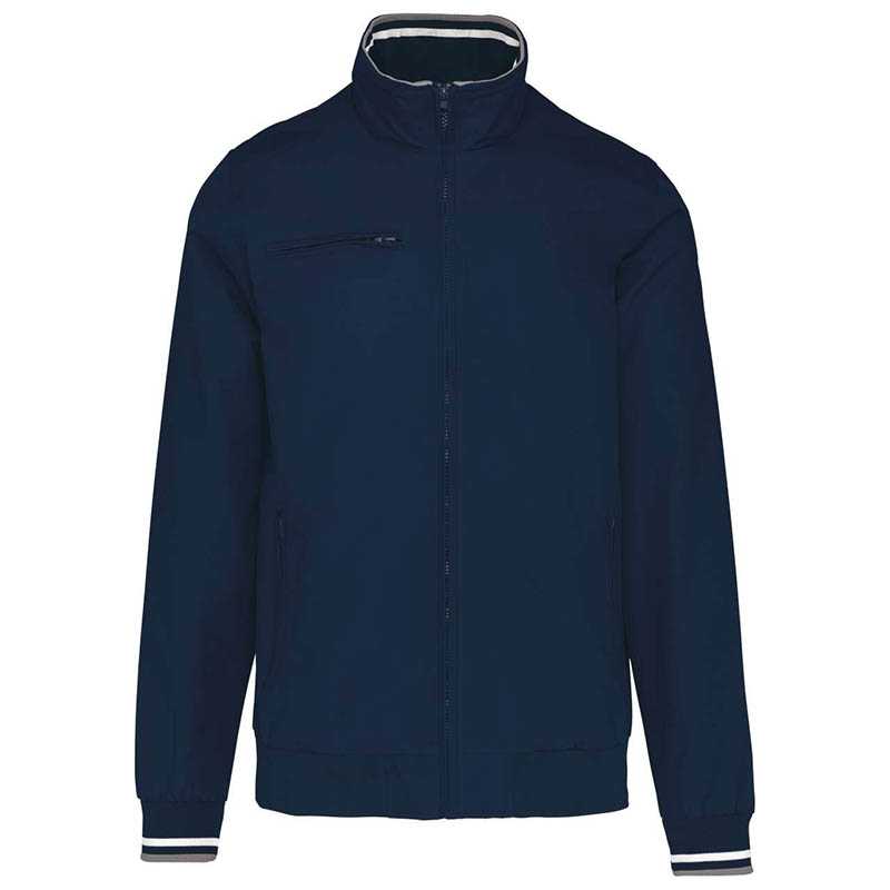 Pánska bunda (KARIBAN CITY BLOUSON JACKET)>modrá (navy) / biela / šedá (storm)>S
