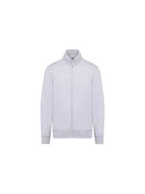 Pánska bunda (Kariban MEN'S FLEECE CADET JACKET) > šedá (oxford) > 4XL