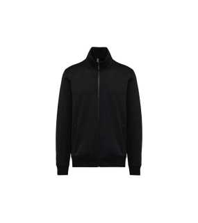 Pánska bunda (Kariban MEN'S FLEECE CADET JACKET) > čierna > M