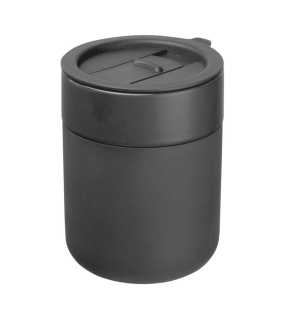 Keramický pohár so silikónovým povrchom, 340ml > šedá (anthracite)