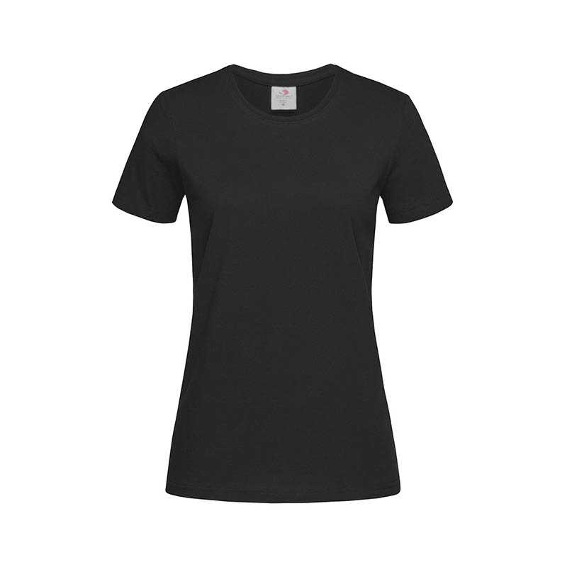 Dámske tričko(Classic-T STEDMAN)>čierna (opal)>3XL