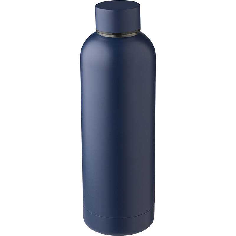 Matná fľaša z recyklovaného nerezu (500 ml > bordová