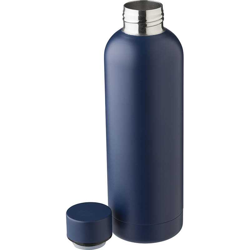 Matná fľaša z recyklovaného nerezu (500 ml > bordová