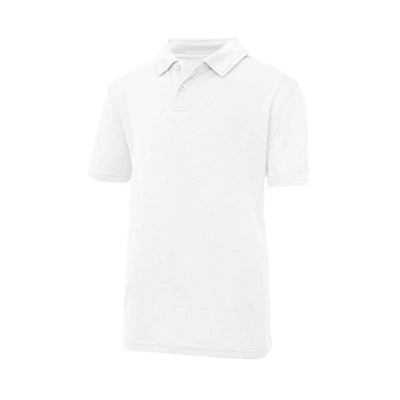 Detská polokošeľa (Just Cool KIDS COOL POLO) > biela (arctic) > L