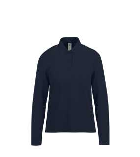 Dámska polokošeľa (B&C MY POLO 180 LSL /WOMEN) > modrá (navy) > M