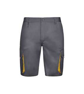 Pánske krátke nohavice (VELILLA TWO-TONE SHORTS) > šedá / žltá > 58