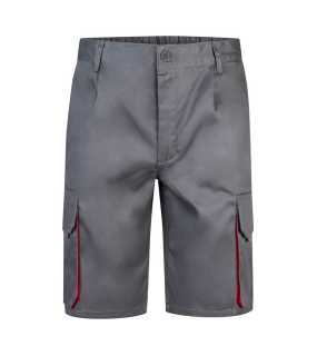 Pánske krátke nohavice (VELILLA TWO-TONE SHORTS) > šedá / červená > 36