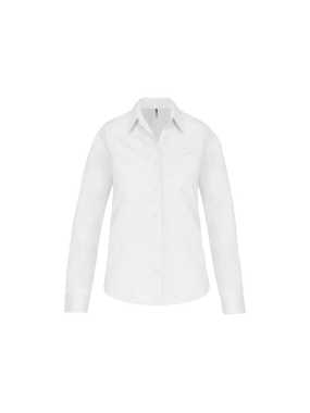 Dámska košeľa (KARIBAN LADIES LONG SLEEVE SHIRT) > biela > M