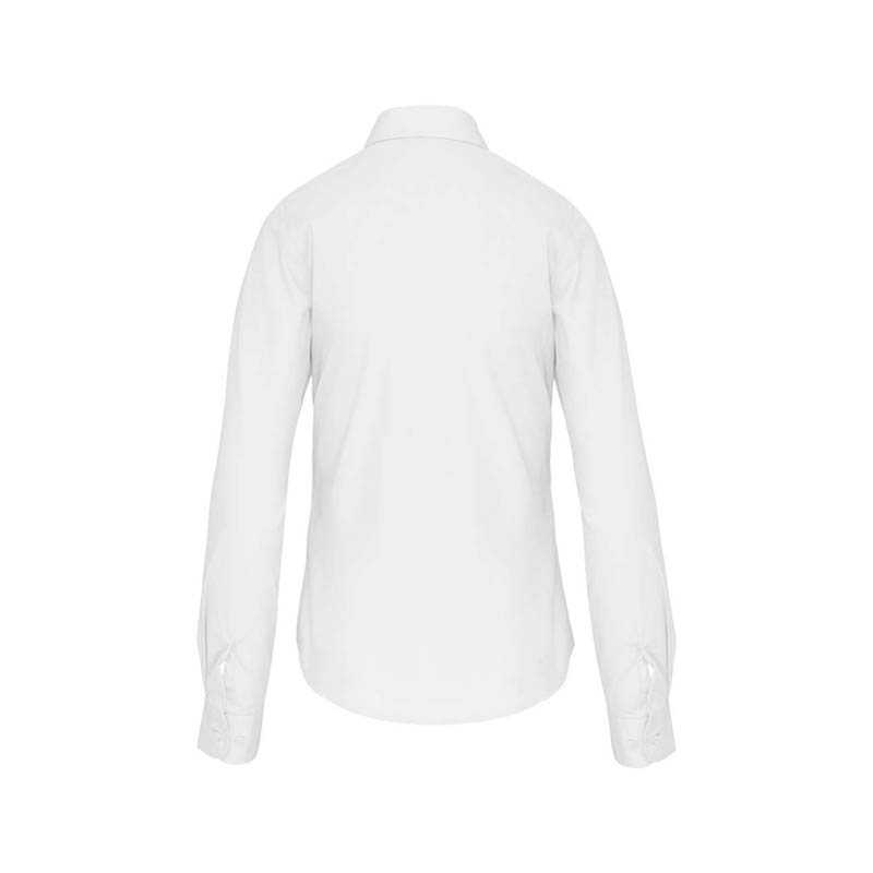 Dámska košeľa (KARIBAN LADIES LONG SLEEVE SHIRT) > biela > XS