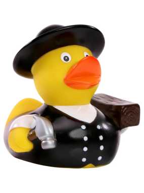 Kačička do vane (MBW Squeaky duck carpenter) > viacfarebná