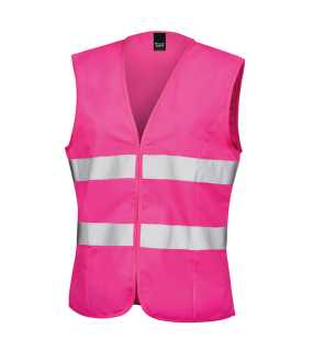 Dámska reflexná vesta(RESULT WOMENS HIGH VIZ TABARD) > ružová > M