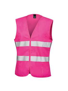 Dámska reflexná vesta(RESULT WOMENS HIGH VIZ TABARD) > ružová > M