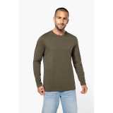 Pánske tričko ( Kariban Mens Long Sleeve Round Neck T-Shirt ) > modrá (navy) > L