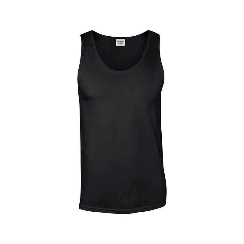 Pánske tielko (GILDAN SOFTSTYLE TANK TOP) > čierna > XL